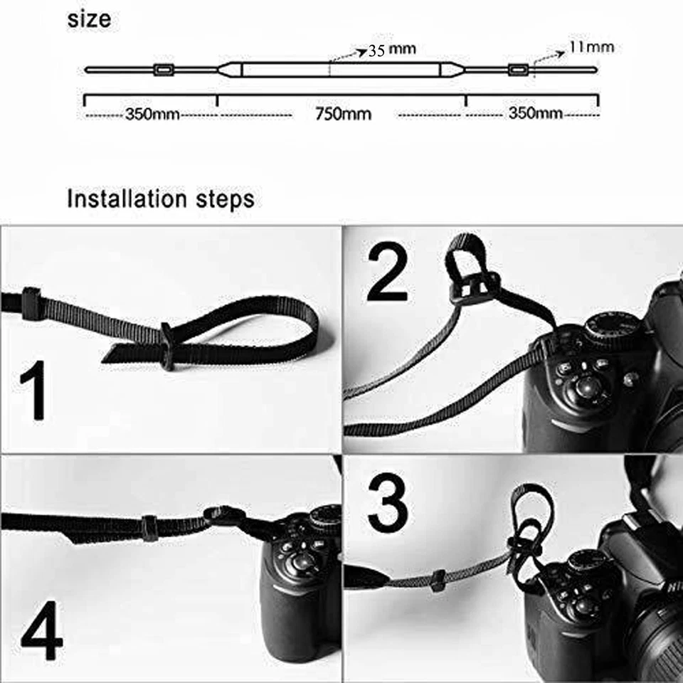 Luxury Yellow Neck Shoulder Strap For Canon Sony Nikon Leica Pentax  OFFWHITE！ - Image 4 of 4