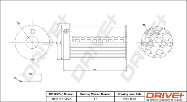 Dr!ve+ ÖLfilter Filtereinsatz FüR Mercedes-Benz E-Klasse T-Model Sprinter 35-T-image