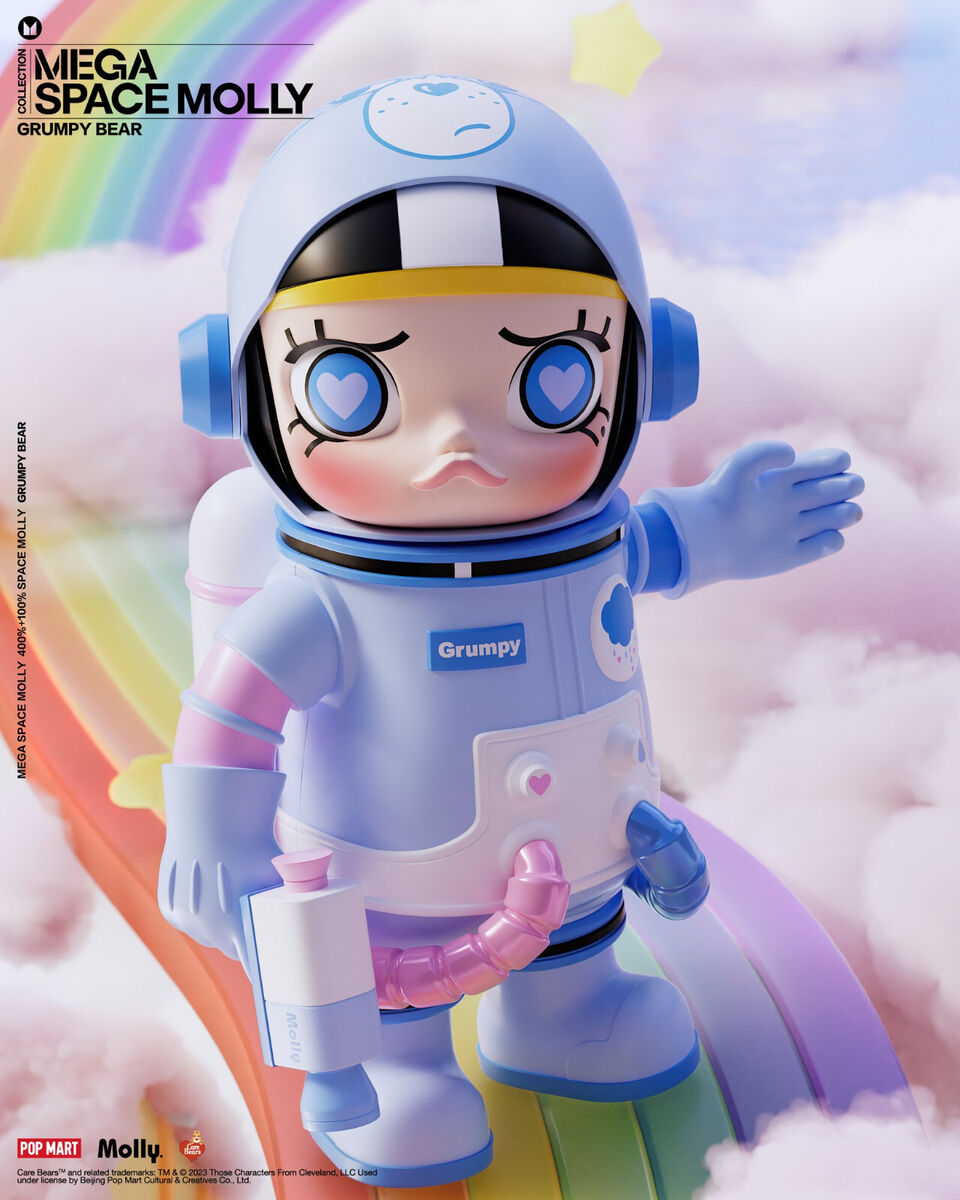 PopMart Mega Collection 400% + 100% Mega Space Molly Care PopMart Mega Collection 400% + 100% Mega Space Molly Care