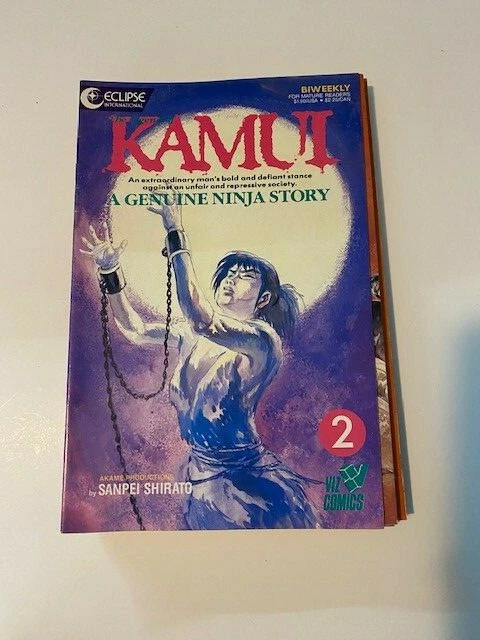 Anime and Manga Comics Kamui #18 Eclipse Comics Sanpei Shirato