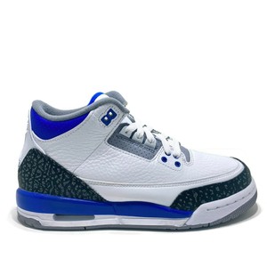 Nike Air Jordan 3 Retro Blanco/Racer Azul Negro 398614-145 tamaño  6Y/Women's 7.5 | eBay