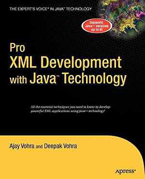 Pro XML Development with Java - Paperback, by Vohra Ajay - Acceptable n