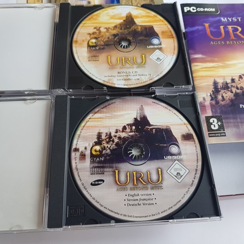PC Video Game Uru Ages beyond Myst Collectors Edition Box Set Windows Ubisoft - Picture 10 of 21