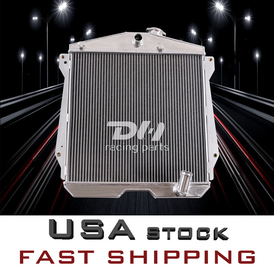 1943-48 45 Chevrolet BL/DR/Sedan/Fleetmaster/Stylemaste 3 filas radiador de aluminio Foto 4 de 4