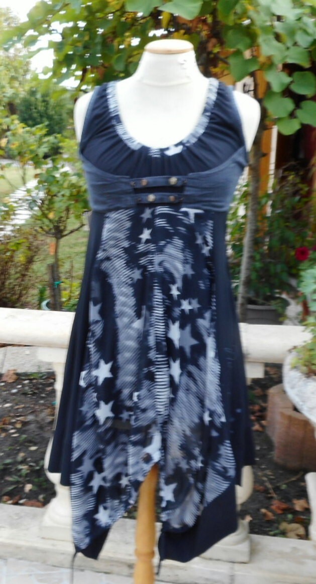 Robe Tunique Noire LMV La Mode Est à Vous - Taille 36 - Modèle Merveille - Sans Manches - Genou