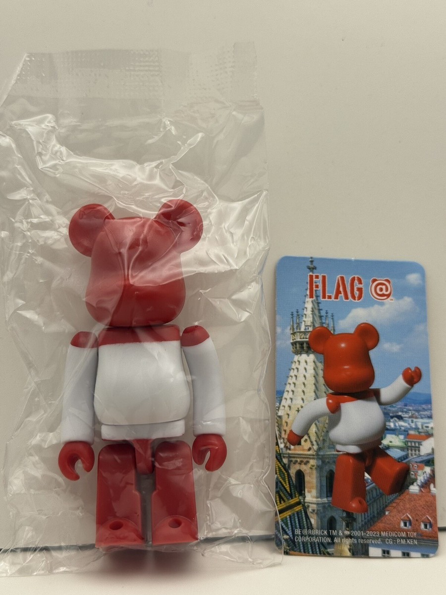 BEARBRICK Series 47 - FLAG - AUSTRIA - 100% MEDICOM Toy Be@rBrick 