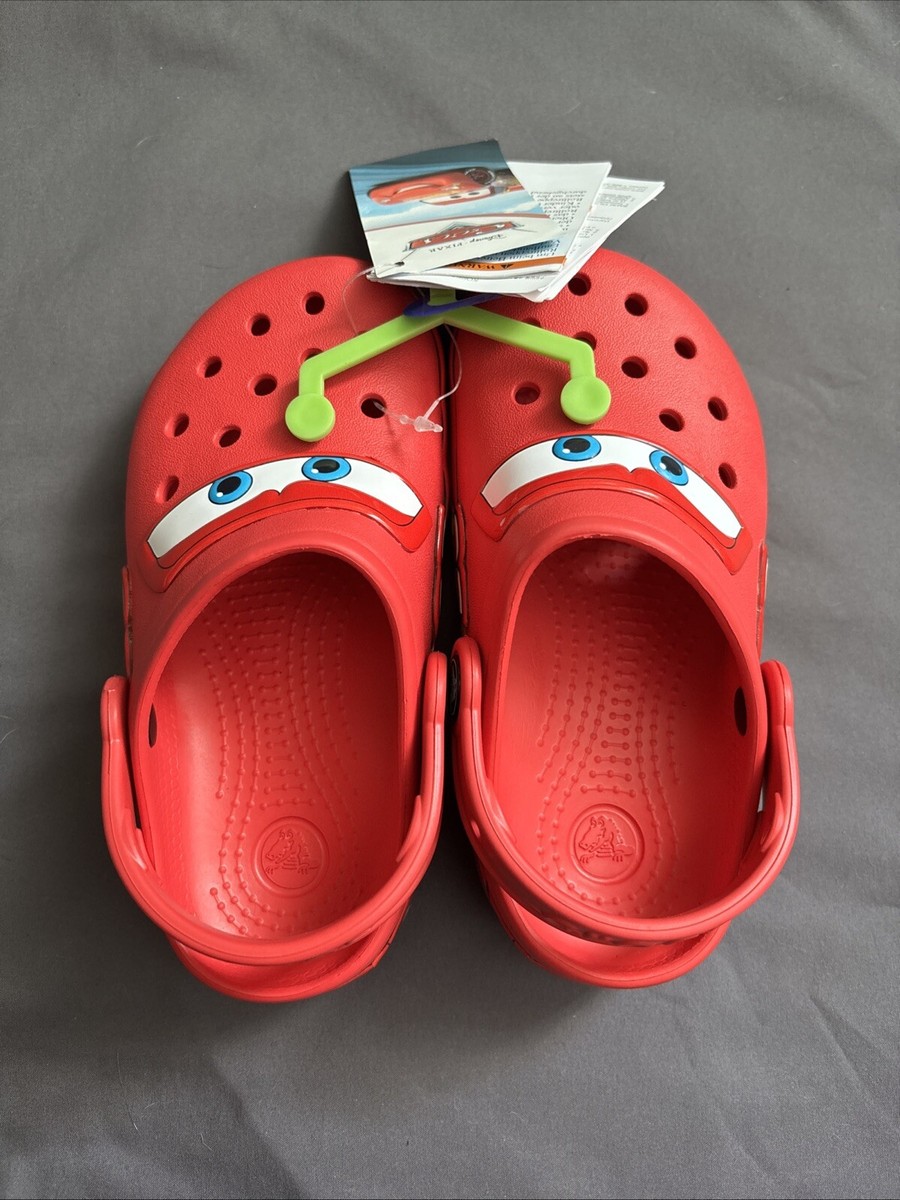 Crocs Lightning McQueen Clog Little Kid Child Size C11 Disney
