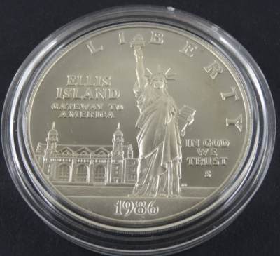 1986 United States Liberty Coins 記念硬貨 1986-S Statue of Liberty Proof Silver Dollar US Mint Commemorative