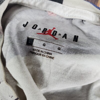 Nike Air Jordan 360 Slam Dunk Shirt Size Large All Over