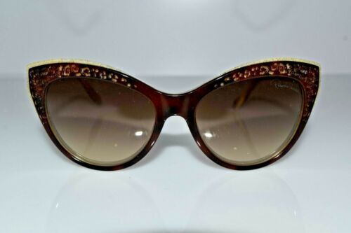 ROBERTO CAVALLI SRC031 9LHX POWDER BEIGE/GOLD GREY AUTHENTIC  display picture 1