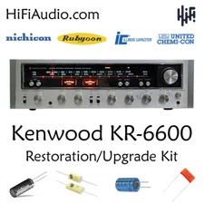 Kenwood KR-6600 KR-6060 restoration recap upgrade kit repair filter capacitor