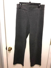 NEW Lands End Womens SZ Small 6-8 Soft Gray Pull On Lounge Pants Waist 30-32"
