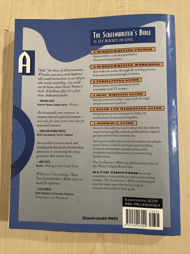 The Screenwriter's Bible: A Complete Guide - Paperback, by David Trottier - Good - Picture 2 of 5