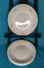 Vintage Corelle English Breakfast Bread/Dessert Plate 6 3/4" Set of 6
