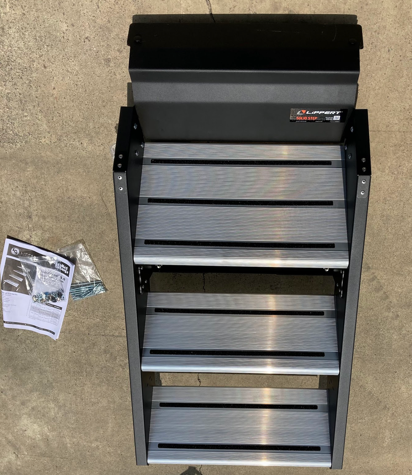 Lippert Fold-Down RV Triple Steps - 791572 - 26