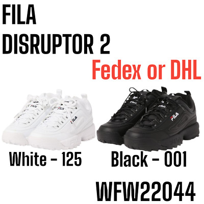 FILA DISRUPTOR 2 WEDGE Sneaker White Black WFW22044 US 5.5-11 NEW