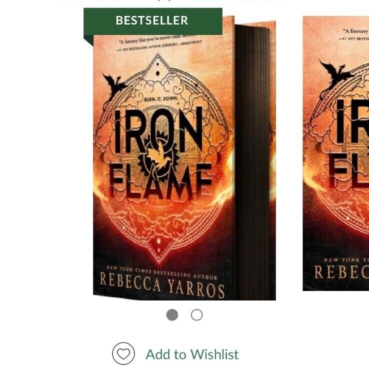 Iron Flame by Rebecca Yarros SPECIAL EDITON B&N Edition | eBay