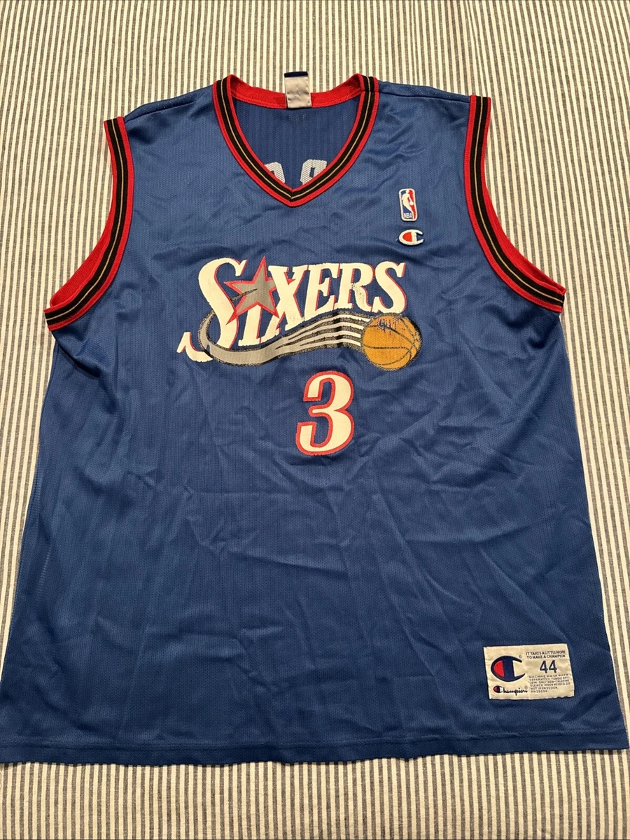 Champion Allen Iverson 44 Size NBA Fan Apparel & Souvenirs for