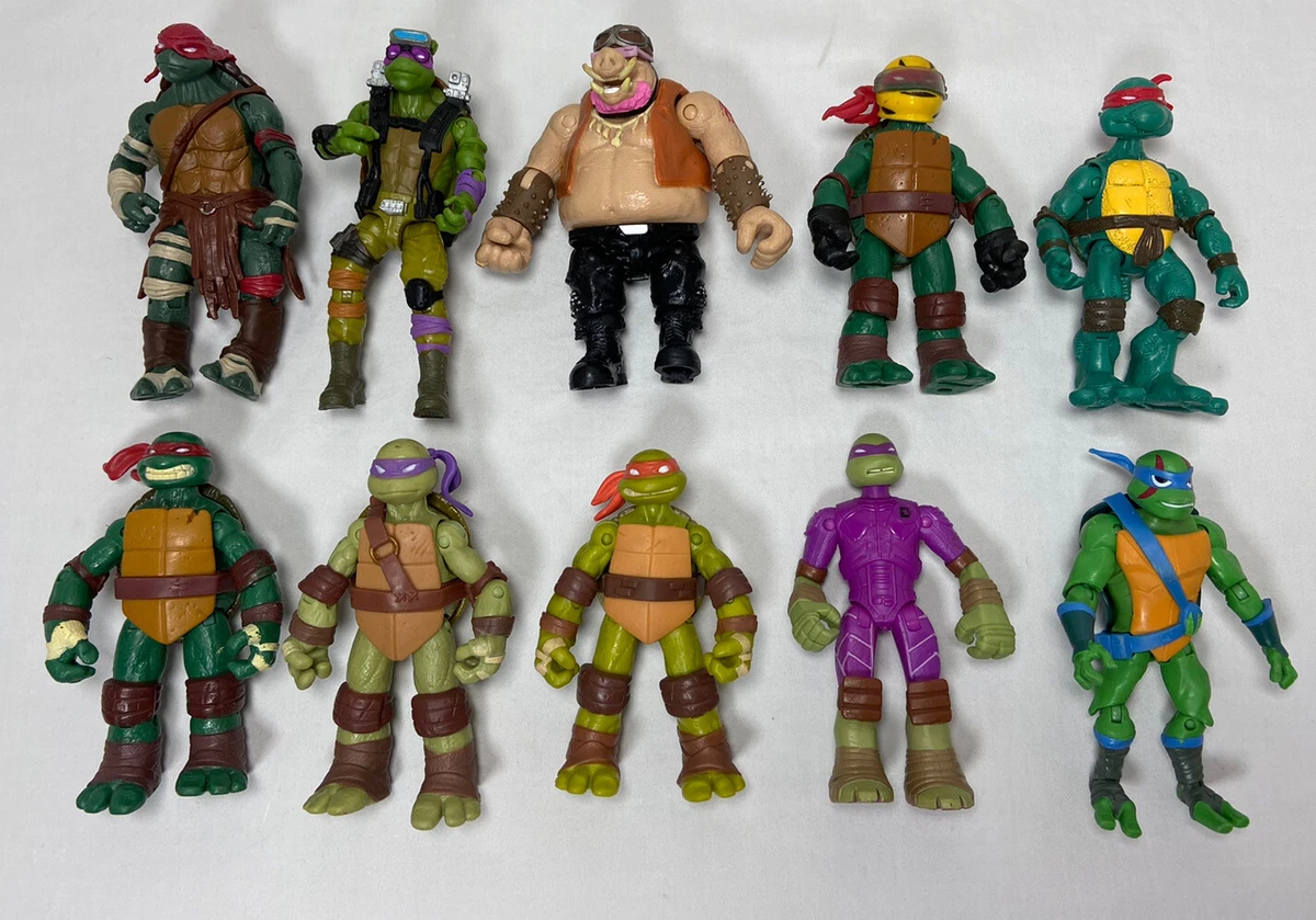 TMNT Teenage Mutant Ninja Turtles 2012 Action Figure Lot Of 10 Viacom