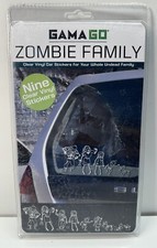 Gamago Zombie Family 9 Unique Clear Living Dead Clear Vinyl Stickers Gamago Zombie Family 9 Unique Clear Living Dead Clear Vinyl Stickers