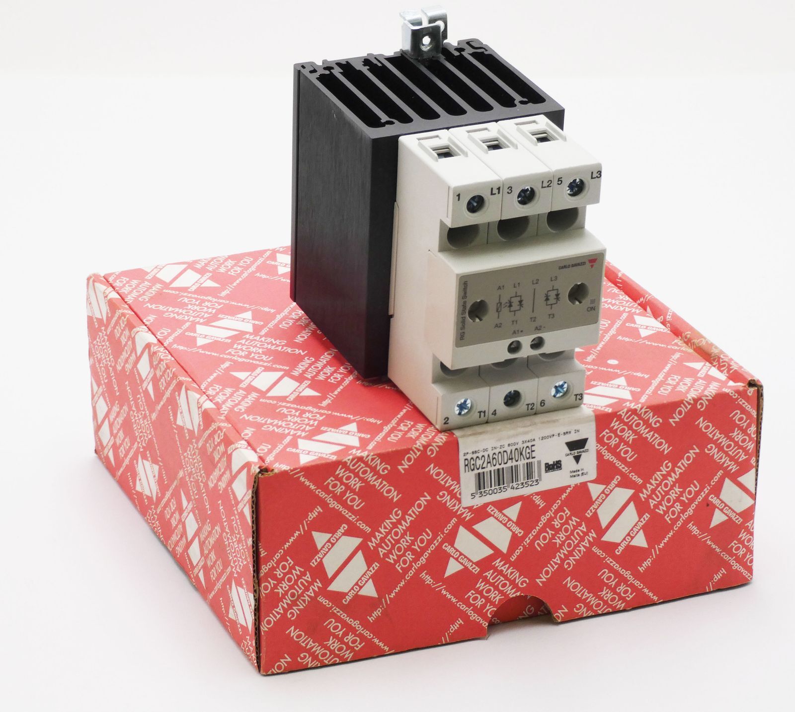 Carlo Gavazzi RGC2A60D40KGE 5-32VDC Halbleiterrelais -unused/OVP-