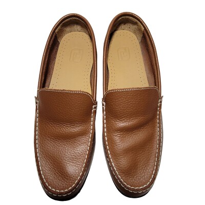 FootJoy FJ Golf Loafers Mens 8.5 W Wide Club Casuals Brown  display picture 3