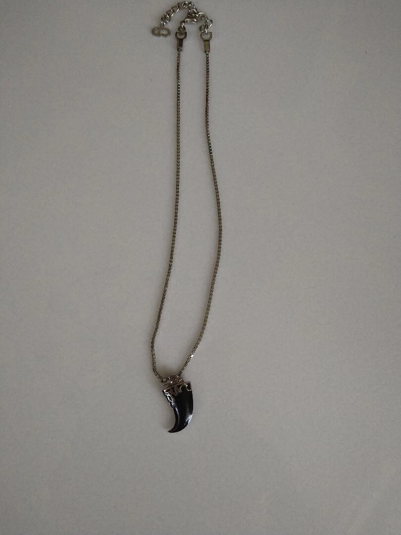 Collana Christian Dior argento donna