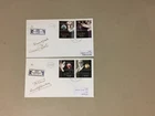 Set of two 1995 Israel registered fdc with PERSONALITIES stamps