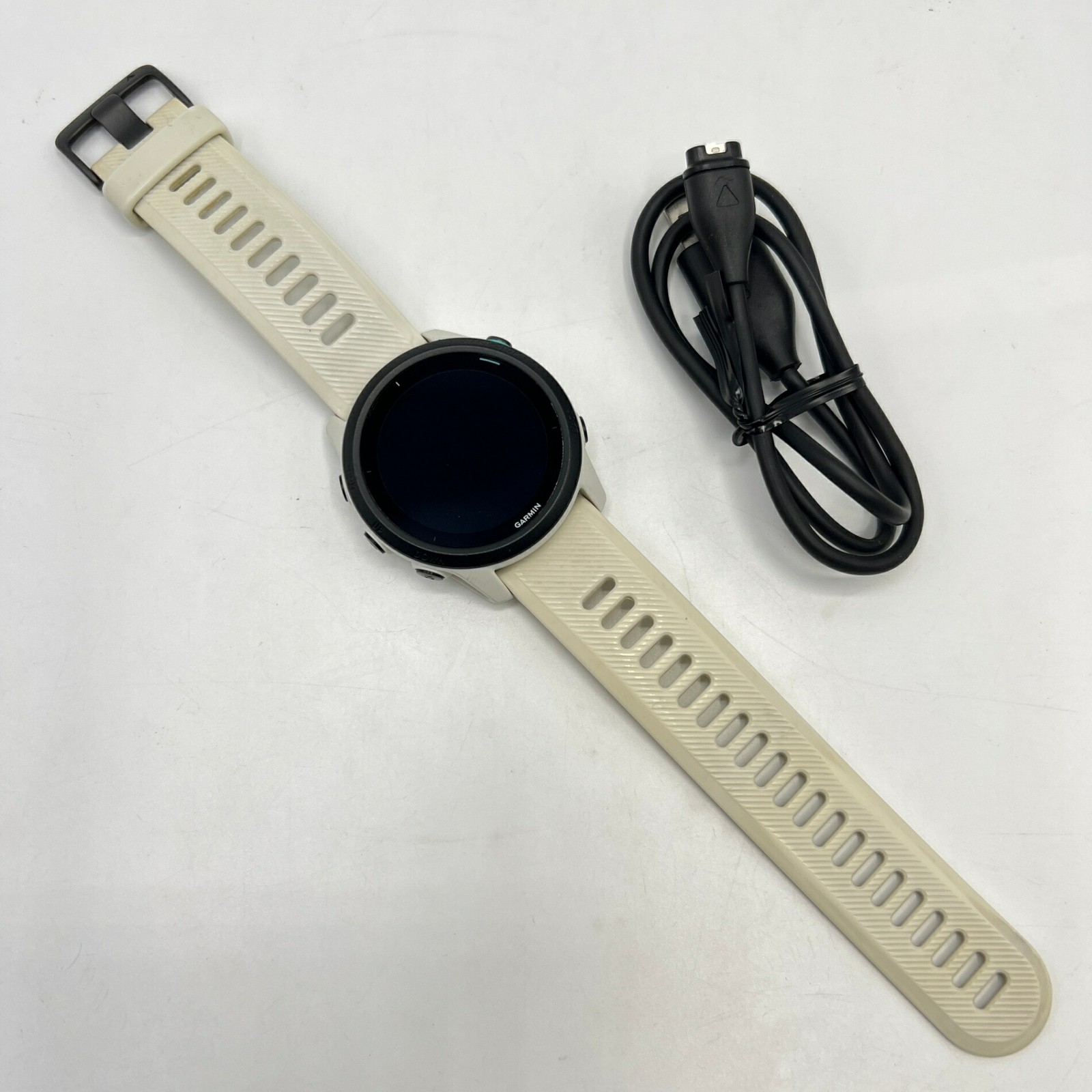 Garmin Forerunner 745 Whitestone Smartwatch Pre-Owned GPS Fitness Tracker 010-02445-43