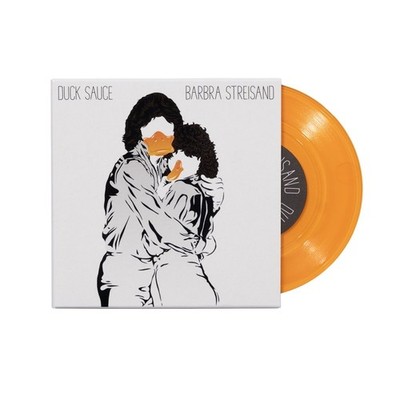 Duck Sauce Barbra Streisand 3'' Vinyl Set Limited Orange Vinyl