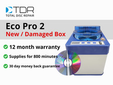 Neu* TDR Eco Pro 2 Disc Reparatur Maschine - CDs, DVDs, Xbox, PS4, PS5 reparieren