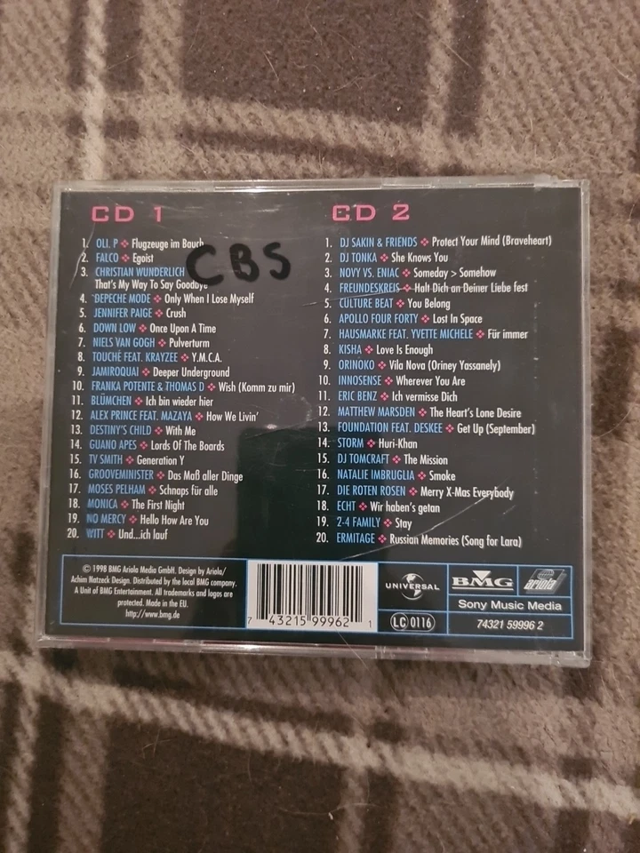 Just The Best 4/98. Doppel Sampler CD. Bruchschaden CDs In Ordnung - Bild 2 von 4