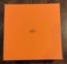 Authentic Hermes Empty Gift Box - 7.75 X 7.75 X 2.25