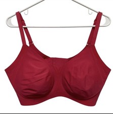 Honeylove Silhouette Liftwear Bra Peony Red Size 2XL
