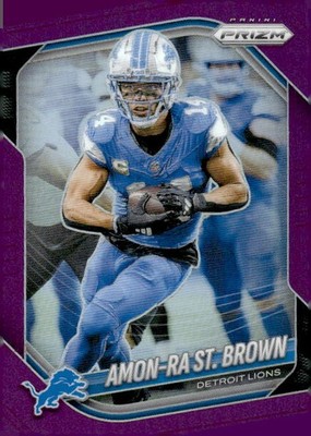 2025 Panini Prizm #187 Amon-Ra St. Brown Purple #/125 | eBay