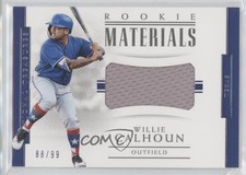 2018 Panini National Treasures Rookie Materials Jumbo 88/99 Willie Calhoun 5x8