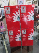 Home Accents Holiday 4 Boxs 100 Ct Clear Incandescent Mini Lights 20 Ft Length