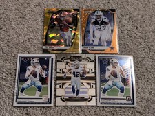 NFL Dallas Cowboys 5 Card Lot - Dak Prescott DaRon Bland Deuce Vaughn RC