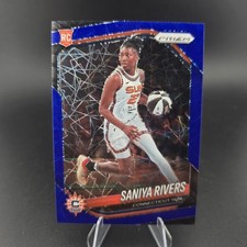 2025 Prizm WNBA Blue Velocity #131 Saniya Rivers Rookie RC Connecticut Sun