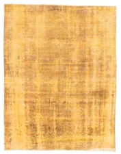 Vintage  Traditional 8'2" x 10'5" Oriental Hand-Knotted Wool Area Rug