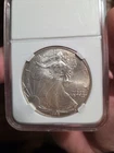 1998 Silver Eagle With Rainbow Toning. Rare And Beautiful .