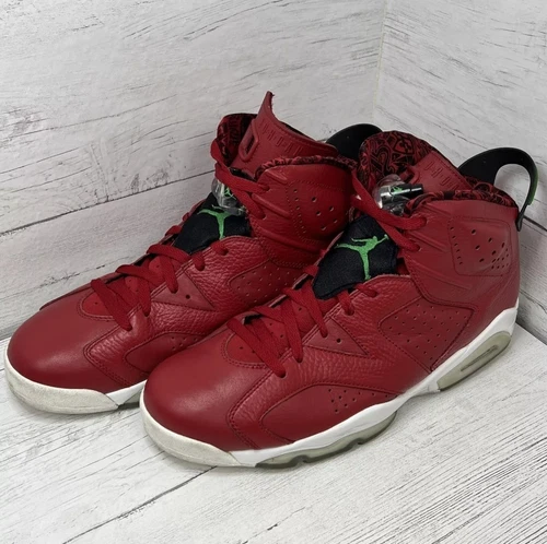 Scarpe da ginnastica Air Jordan 6 VI Retro Spizike History Of Jordan rosse 12 UK
