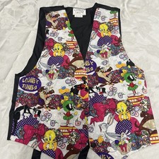 Vintage 1994 Looney Tunes Vest One Size Bugs Bunny