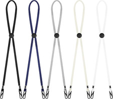 5 PCS Adjustable Hat Strap Clips, Removable Hat Cinch for Cowboy Hat, Anti-Loss