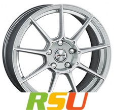 Autec Typ CR - ClubRacing hyper silber 7.5x17" ET43 LK5 112 ML 70 Alufelgen 1...