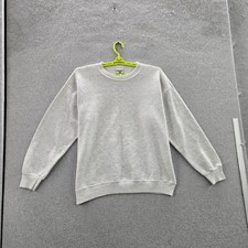 VINTAGE Lee Men Sweatshirt XL Gray 90s Made In USA Fleece Sturdy Sweats