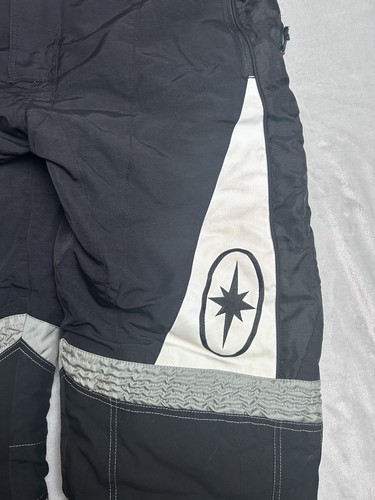 Polaris Snowmobile Bibs Mens XL Black Velocity Snow Pants Embroidered Thermolite - Picture 5 of 15