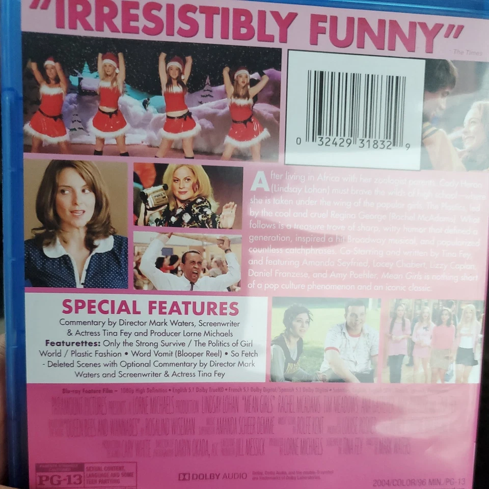 Mean Girls (Blu-ray, 2004) Foto 2 de 3