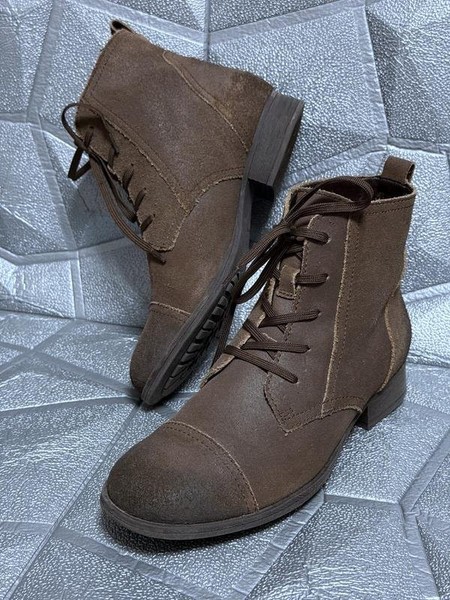 Women Clarks Boots Brown Suede 39 #1Q16
