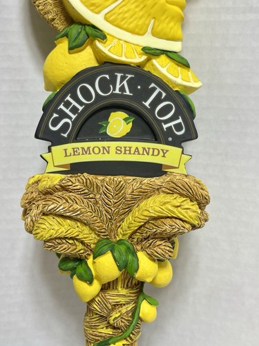 🔥 Preowned 12 Inch Tall Shock Top Lemon Shady 3D Beer Tap Handle🔥 - Picture 10 of 19
